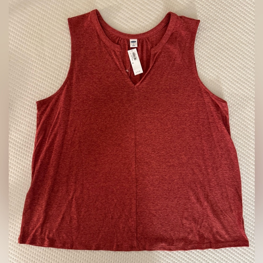 NWT Old Navy Red Sleeveless Top